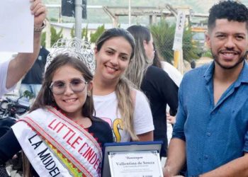 Valadarense Vallen Souza é miss universo infantil