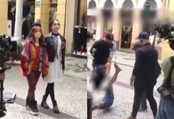 Gravação de filme com Larissa Manoela é interrompida por briga