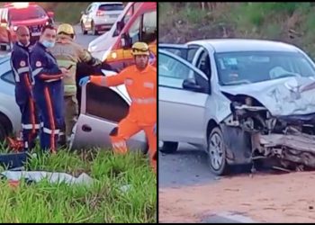 Duas pessoas morrem e uma fica ferida em acidente na BR-381