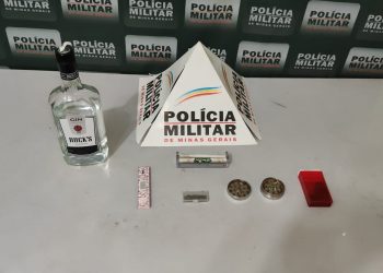 Adolescente é apreendida com droga e bebida alcoólica na porta de escola do bairro de Lourdes