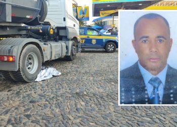 Ciclista morre após ser atropelado por caminhão no Vila Bretas