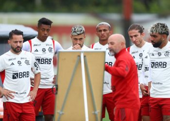 Flamengo inicia preparação para confronto com o Olimpia no Paraguai