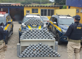 PRF apreende droga avaliada em mais de R$ 26 milhões em caminhão na BR-116