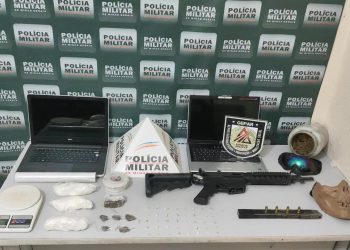 Polícia apreende drogas, munições e submetralhadora no Nossa Senhora das Graças