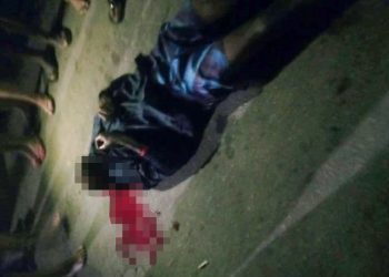 Homem é socorrido após levar tiros no rosto em emboscada