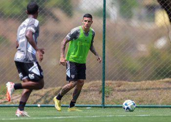 Guilherme Arana reforçará a Seleção Brasileira. FOTO: Pedro Souza/Atlético-MG