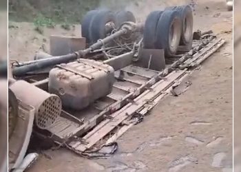 Caminhoneiro morre para salvar motociclista após perder freio