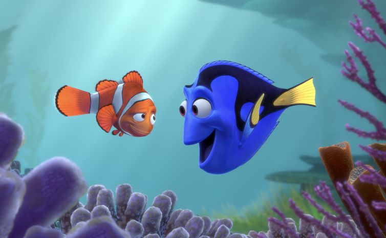 Cena do filme Procurando Nemo. Mostra A Magia dos Pixels. Foto: Disney/Pixar