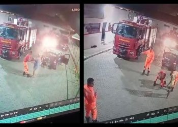 Bombeiros salvam bebê de sete meses com obstrução respiratória