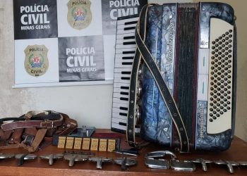 Homem é preso por roubar sanfonas em várias cidades mineiras