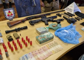 Operação da PM e do MP encontra armamento pesado em GV