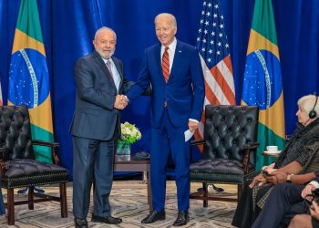 Antes do lançamento da iniciativa, Lula e Biden tiveram um encontro bilateral.