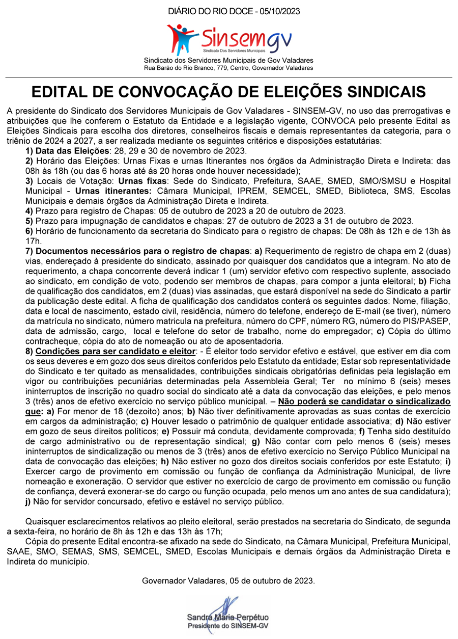 Prefeitura Municipal de Governador Valadares - Secretaria de