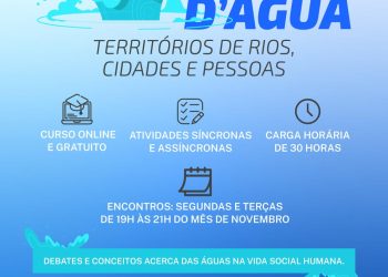 Univale lança curso de extensão interdisciplinar e gratuito sobre água e sociedade, voltado para professores da educação básica