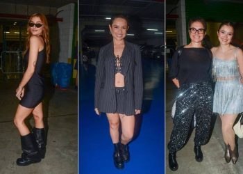 Sasha, Juliette, Sandra Annenberg e outros famosos assistem ao primeiro show de Taylor Swift em SP