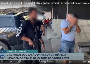 Grupo é alvo de operação da Ficco por tráfico, lavagem de dinheiro, extorsão e agiotagem