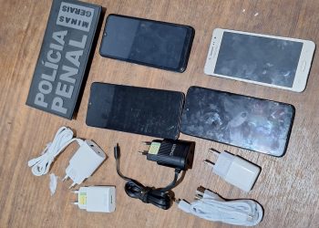 Polícia apreende celulares arremessados para dentro de penitenciária