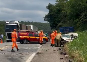 Duas pessoas morrem e uma fica ferida em acidente grave na BR-381