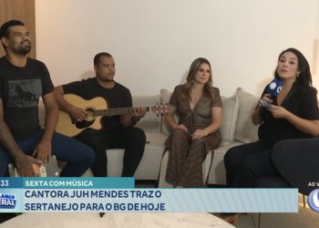 SEXTA COM MÚSICA:  cantora Juh Mendes traz o sertanejo para o BG