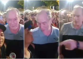 Ciro Gomes dá tapa no rosto de homem após ser chamado de bandido