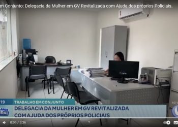 Delegacia da Mulher em Valadares revitalizada com ajuda dos próprios policiais