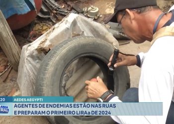 Aedes aegypti: Agentes de Endemias estão nas ruas e preparam o 1º LIRAa de 2024
