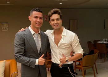 Luan Santana passa Réveillon com CR7 e ganha relógio de R$ 400 mil