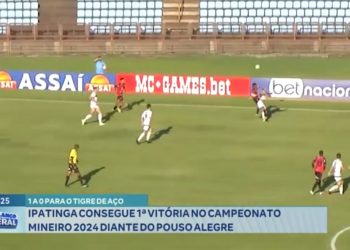Ipatinga consegue a primeira vitória no Campeonato Mineiro diante do Pouso Alegre