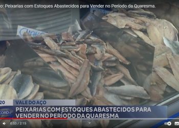 Vale do Aço: peixarias já estão com estoque abastecido para o período da Quaresma