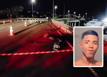 Jovem de 21 anos morre em acidente no viaduto ‘Mister Simpson’