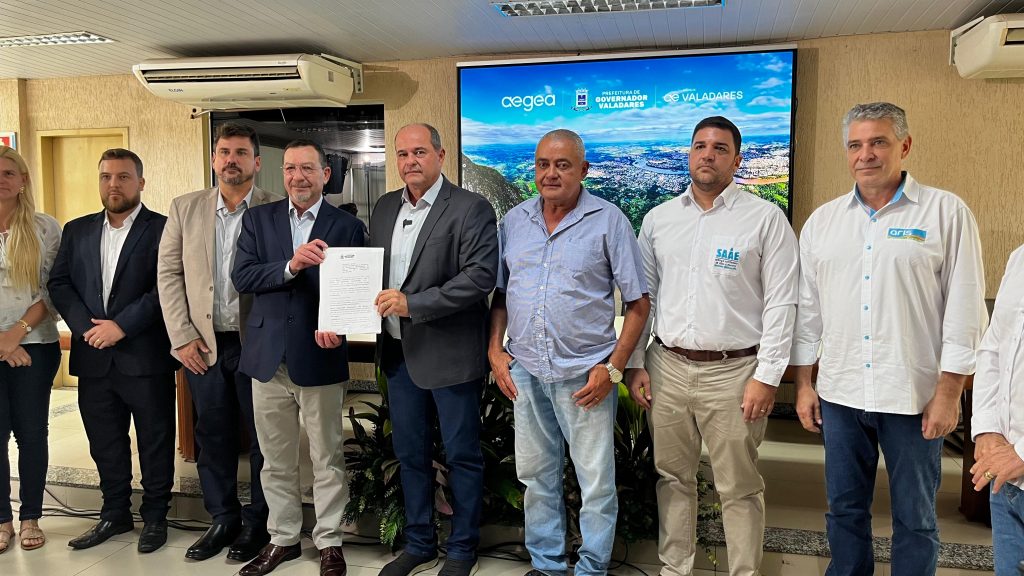 Aegea Saneamento e Prefeitura de Valadares assinam contrato de concessão do SAAE