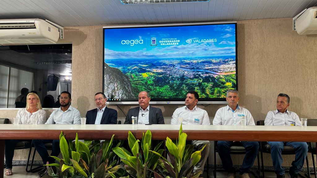 Aegea Saneamento e Prefeitura de Valadares assinam contrato de concessão do SAAE