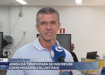 Eleições 2024: ainda dá tempo para se inscrever como mesário voluntário