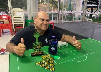 Representando o Peñarol, Rodrigo Augusto vence a Libertadores de Futebol de Botão