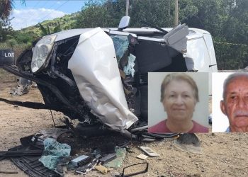 Idosos morrem em grave acidente na BR-259; outras duas pessoas ficaram feridas