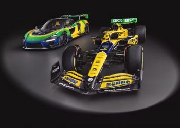 McLaren lança carro com pintura em homenagem a Senna