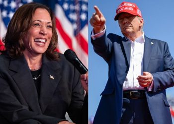 Kamala Harris tem 44% das intenções de voto; Trump tem 42%, diz pesquisa