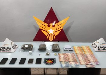 Operação da PMMG contra o tráfico de drogas resulta em quatro prisões