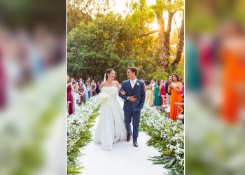 Casamento de Luiza Batista e Igor Miranda celebra união familiar e tradição