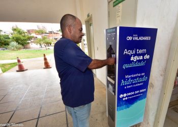 Valadares recebe novos bebedouros públicos