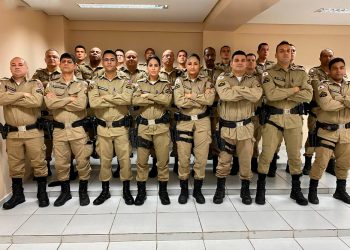 Valadares recebe reforço policial de 25 militares que integram o 6º Batalhão