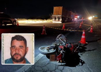 Motociclista morre em acidente na BR-116