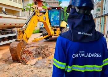 Metade da água  tratada distribuída em Valadares é perdida antes de chegar aos consumidores