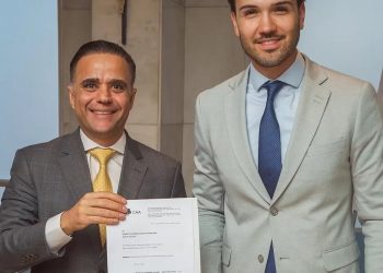 Presidente eleito da OAB&MG, Gustavo Chalfun, se reúne com o presidente da ALMG para tratar de pautas importantes para a advocacia