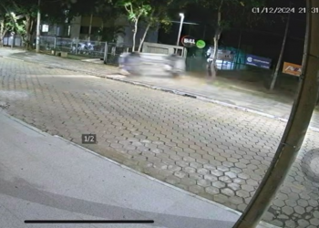 A 100 kmh, motorista perde controle de veículo e carro tomba em Valadares