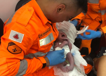 Bombeiros realizam parto durante atendimento de emergência em Valadares