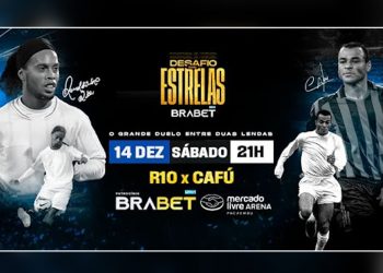 Com patrocínio da Brabet, Desafio das Estrelas terá Ronaldinho Gaúcho, Cafu e ativações para o público