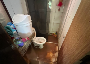 Forte chuva causa inundação e estragos no distrito de Baguari