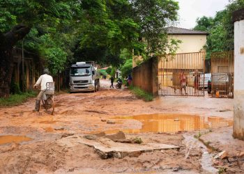 Chuvas intensas causam transtornos no distrito de Vila Nova Floresta