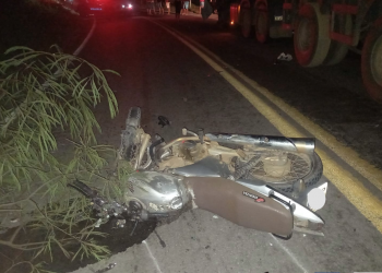 Acidente na BR-259 em Resplendor deixa um motociclista morto